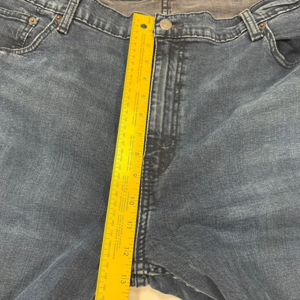 Levi's 514 Jeans Mens 46x31 Tagged 48x34 Dark Wash Straight Fit Denim Cotton